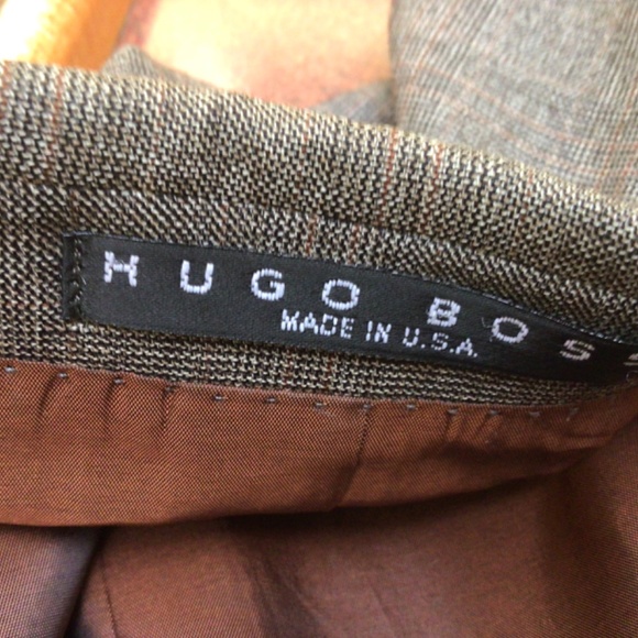 HUGO BOSS PLAID SPORT JACKET Super 120 wool 40R very good condition - Picture 3 of 9